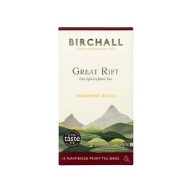 Birchall Great Rift Breakfast Blend Tea - A Robust And Full-Bodied Tea for Any Time of Day, A Classic Tea with a Rich Heritage and Distinctive Flavor, 6 Boxes of 15 Plant-Based Prism Tea Bags