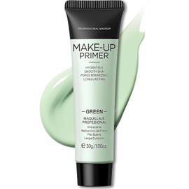 Anti-redness Primer Makeup, Green Colour Corrector, Face Primer For Red & Blemished Skin, Pore Minimizer, Balance Skin Tone, Hydrating Isolation, Moisturising Foundation Base, Grips Makeup To Last 30g