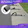 Poolzilla 1 Pack Pool Spring Wrap, Gray Pool Cover Spring