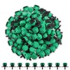 100PCS 0-135L/H Adjustable Irrigation Drippers Sprinklers 1/4 Inch Emitter Dripper