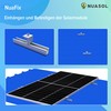 NuaSol Photovoltaic Trapezoidal Sheet Roof Mounting Kit Mounting Set Solar