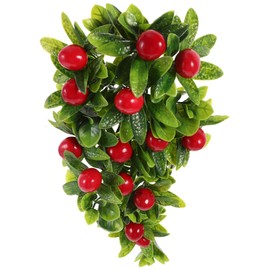 EXCEART Green Decor Home Decor Imitation Fruit Vine Faux Fruit Vine. Fake Vine Artificial Hanging Fruit Vine Fake Fruit Plant Simulated Green Leaf Vine Plastic False Green Leaves Household