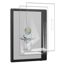 CONAPIKA Screen Protector for BOOX Tablet Go Color 7 Gen II 7 Inch, 2 Pack Crystal Clear Anti-Fingerprint Protective PET Film Touch Sensitive Ultra Slim Anti-Scratch Bubble Free Sreen Film