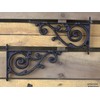 HomeOffice 2 Brackets Shelf Braces Iron Patio Garden Ornate