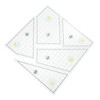 KONTONTY Quilting Rulers for Cutting Sewing Accessories 5pcs Quilting Ruler