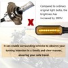 carleef 2PCS Motorcycle Turn Signals,Bright Cool 12LED Motorcycle Turn Signal