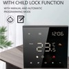 Black ME82 LED 7 Smart Thermostat Touchscreen APP Control Home