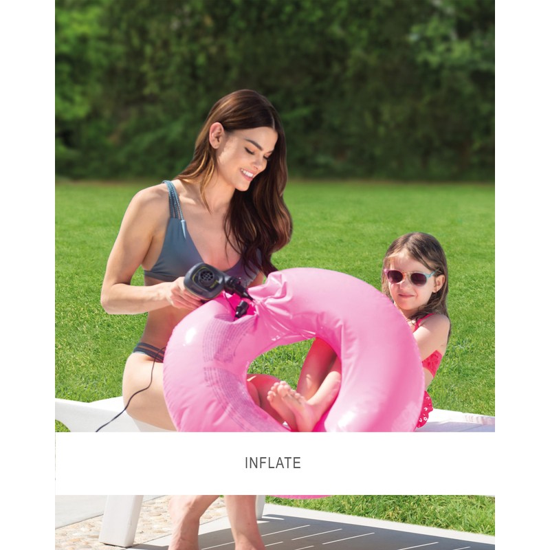 Intex Quick-Fill Ac/DC Electric Air Pump, 110-120V, Max. Air Flow