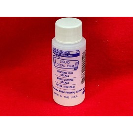 Microscale Industries MI12 LIQUID DECAL FILM 1oz bottle HELPS RESTORE OLD DECALS