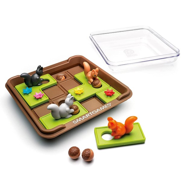 Smart Games SG425JP Squirrel Go Nuts Brain Training Puzzle Board Game
