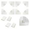 2 Sets Acrylic Window Screen Corners Accessories Applicable to All