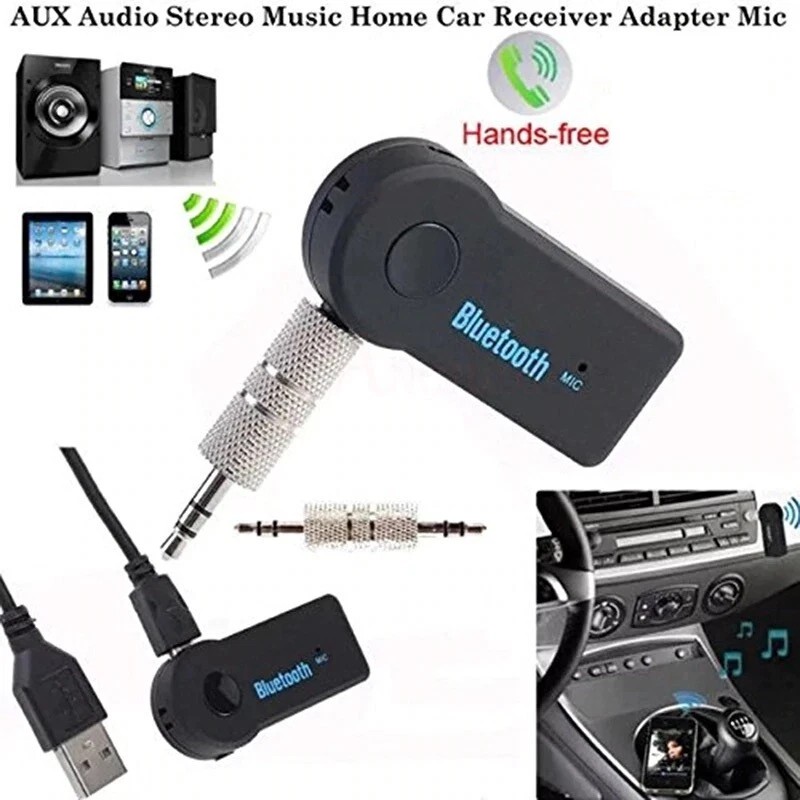 Unbranded/Generic Wireless Bluetooth 3.5mm AUX Audio Stereo Music Home Car