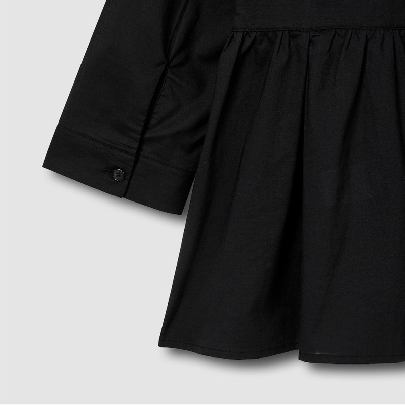 JAJU [JAJU] Women's Light Cotton 7-Quarter Sleeve Shirt_Black