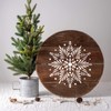 Snowflake Stencil - Reusable & Durable Mylar Stencils Made in
