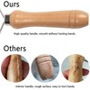 Portable Wool Lint Remover for Clothes,Joylike Wooden Lint Roller Fabic
