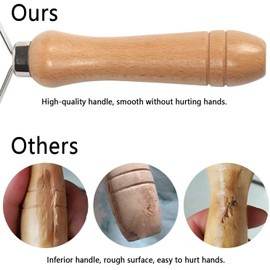 Portable Wool Lint Remover for Clothes,Joylike Wooden Lint Roller Fabic Shaver Manual Brush Scratch Cut Tool with Copper Cutter Head Shaver for Removing Pills,Fuzz and Lint from Cashmere Woolen Coat