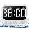 HAUKINIX Shower Timer Waterproof Bathroom Toilet Timer Digital Kitchen for