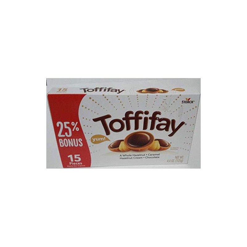 Storck Toffifay, A Whole Hazelnut, Caramel Hazelnut Cream, Chocolate Candy,