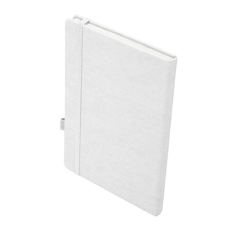 A5 Lined Notebook Portable PU Leather Hardcover Notebook with Elastic