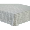 Oilcloth Tablecloth Washable Square Embossed 140 x 180 cm Sage