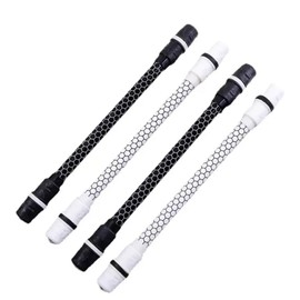 VBKITW Pen Spinning Stick, 4 Sticks Spinning Pen, Rolling Finger Rotation Pens, Pen Spinning Pen for Student Entertainment, Office Supplies (0.5 mm)