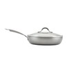 Circulon Elementum Hard Anodized Nonstick Deep Frying Pan/Skillet with Lid,