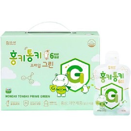 Soah Ham Hamsoa Honky Tongky Prime Green 30 sachets 1 box (1 month supply) 5 to 7 years old / 함소아 홍키통키 프라임 그린 30포 1박스 (1개월분) 5세~7세