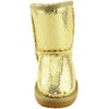 The Doll Maker Metallic Gold Sequins Snow boot - FBA1641707-11