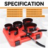 Complete Piston Ring Compressor Set with Portable Case Heavy-Duty -