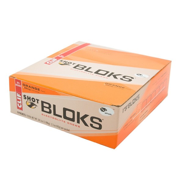 Clifbar Clif Shot Bloks Orange w/Caffeine, One Size