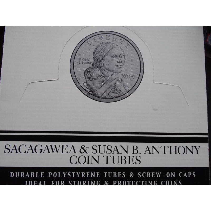 Whitman 3 Whitman Sacagawea Small Dollar Round Plastic Coin Storage