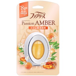 Febreze Air Freshener for Toilets, Passion Amber, 0.2 fl oz (6.3 ml)