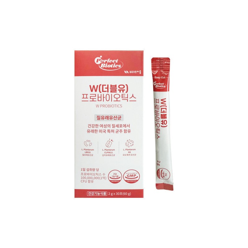 Vitamin Village 퍼펙트바이오틱스 더블유 프로바이오틱스 2g x 30포 / 써클//