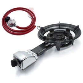 HTTMT- Portable Propane 32,000 BTU Gas Burner Stove Jumbo Super Supergas Camp Camping Tailgating [P/N:ET-COOK004-31A-IRONCAST]