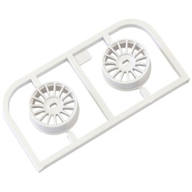 Kyosho MDH100W-N0 Multi Wheel Narrow Offset 0 White for MINI-Z AWD 2 Parts for RC Model