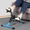 Folding Exercise Bike Pedal Exerciser Portable Desk Bike with LCD