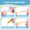 YoeuoYa Touch Up Paint Pen Set 3PCS Refillable Paint Touch