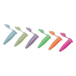 S.I Micro Tube High Centrifugal Type, 6 Color Mixed, 0.5 fl oz (1.5 ml) /2-9653-02