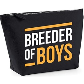 Hippowarehouse Breeder Of Boys printed make up cosmetic wash bag 18x19x9cm