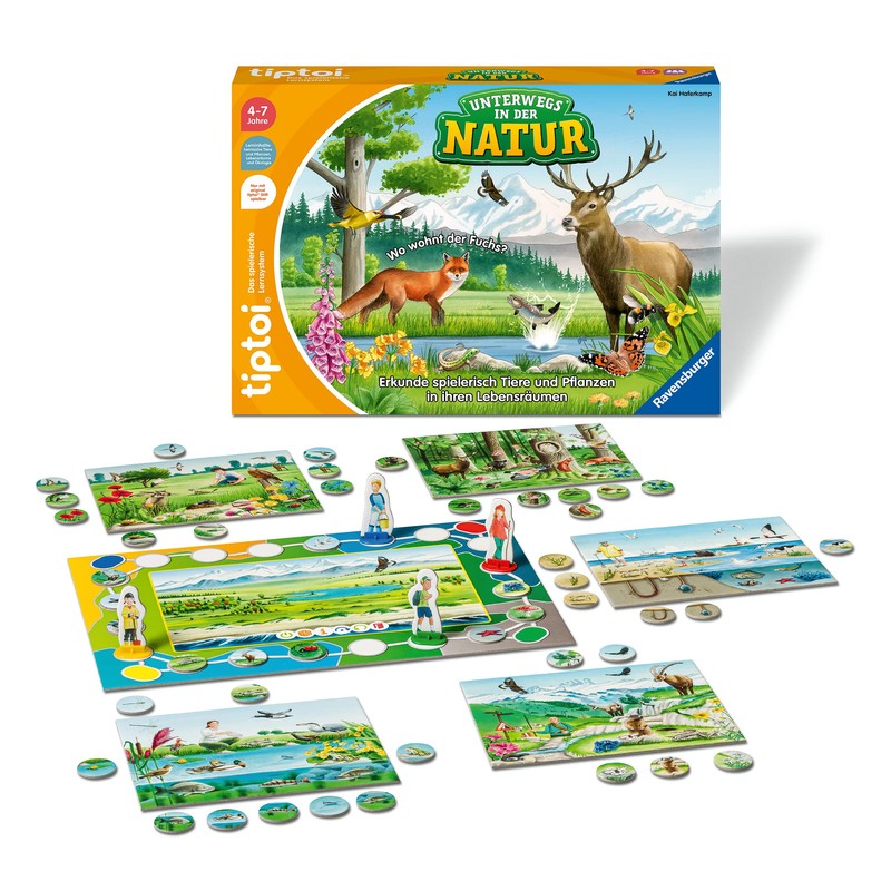 Ravensburger 00121 tiptoi® On the Go in Nature, Yellow