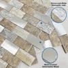 M MOFIT Peel and Stick Brick Backsplash for Kitchen,Back Splash