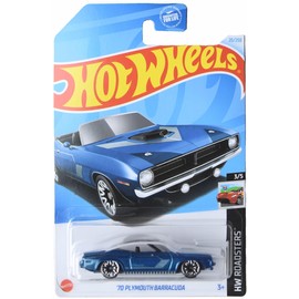 Mattel Hot Wheels '70 Plymouth Barracuda, HW Roadsters 3/5 [Blue] 20/250
