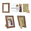 Hongkee 5x7 Picture Frame Set of 4, Made of Real