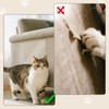 Cat Scratch Furniture Protector, Easy to Remove Couch Scratch Guard,Couch