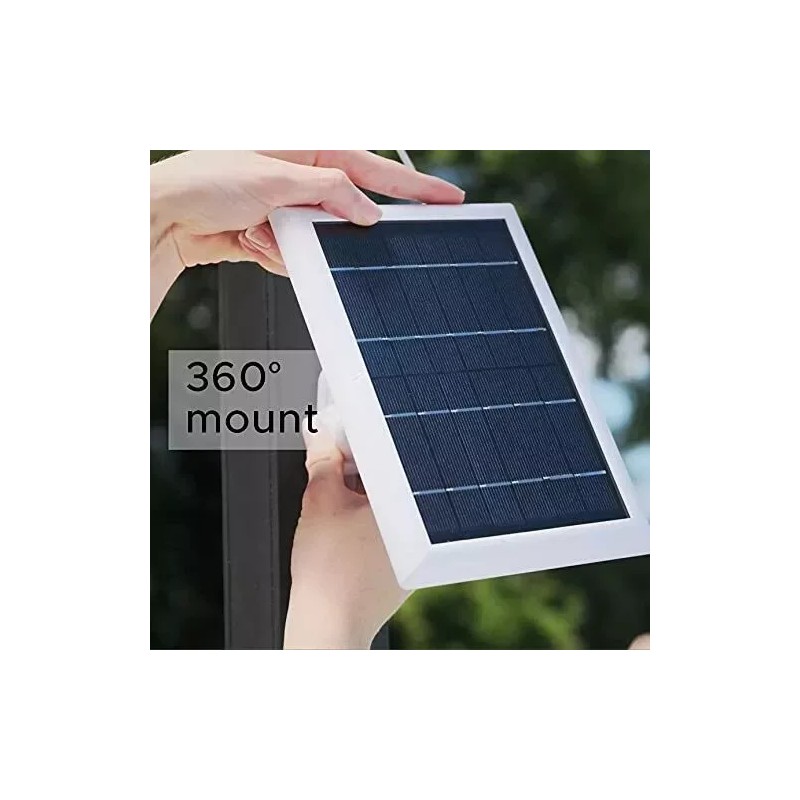 Wasserstein Solar Power Panel for Wyze Cam Outdoor Security Outdoor