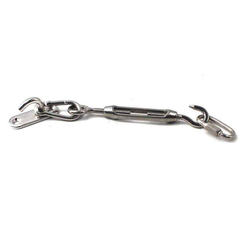 Flomore M8 Eye Plate 304 Stainless Steel Hook Wall Mounted