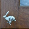 Running Hare Kitchen Knobs, Hare Drawer Knob, Cabinet Knobs, Handmade,