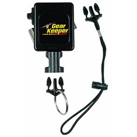 Gear Keeper RT3-7524 Retractable Instrument Tether with Stainless Steel Rotating Belt Clip, 80 lbs Breaking Strength, 24 oz Force, 32" Extension