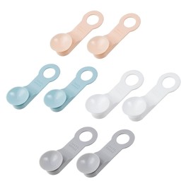 COHEALI 4 Pairs Creative Toilet Cover Lifters of Toilet Seat Lifters Grey and Easy to Use Convenient Bathroom Tool for Sanitary Hygiene