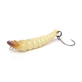 Jackson Minnow Kurokawa Mushi Lure, 1.4 inches (35 mm), 0.1 oz (2.7 g), Cream CRE